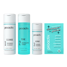 Proactiv front packaging showing full 60-day kit benefits and contents