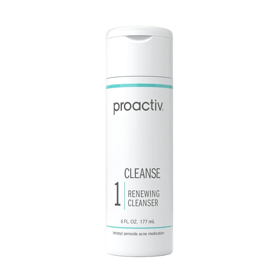 Proactiv front packaging showing bottle and label, conveys reliable acne care