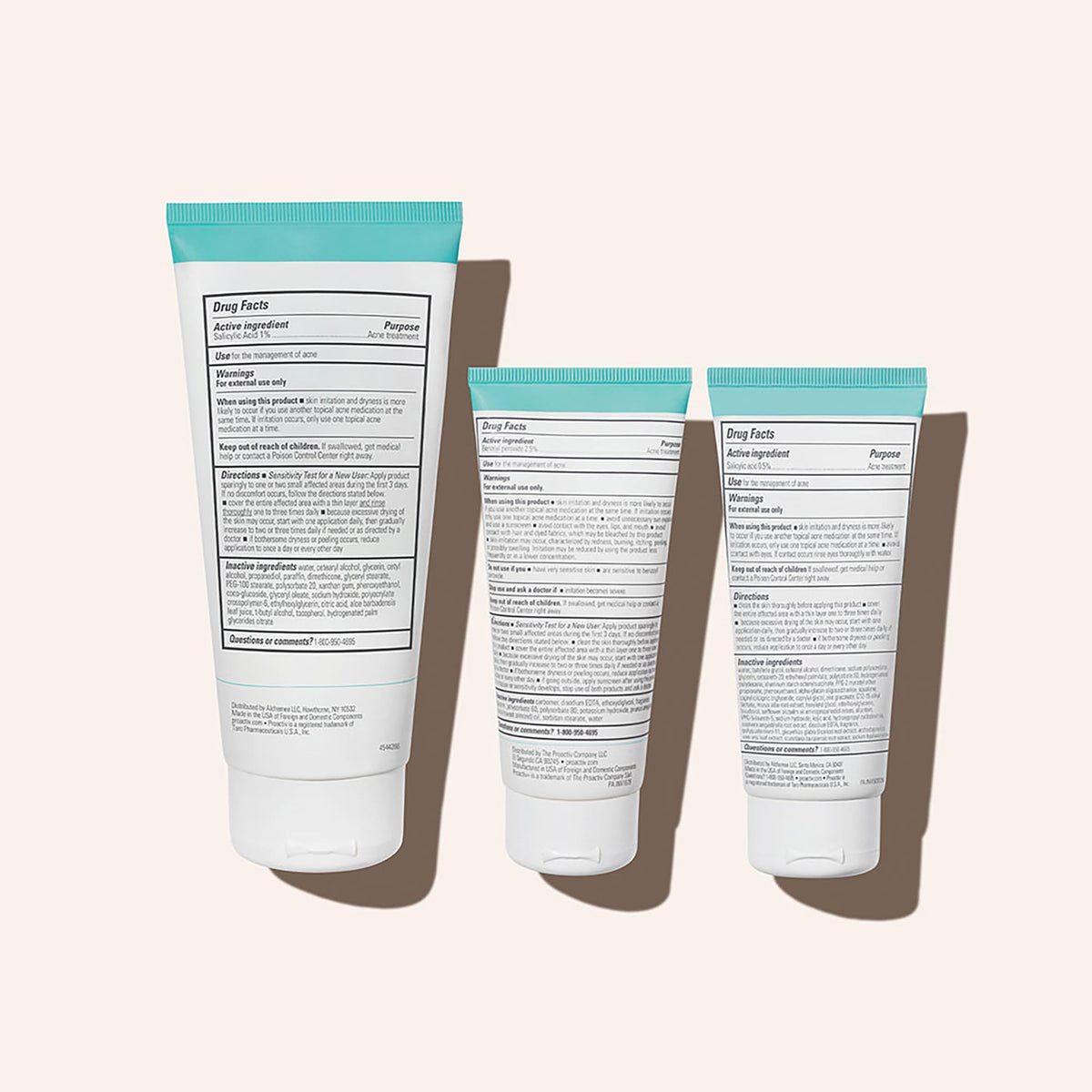 Proactiv salicylic hydrating moisturizer on hand illustrating lightweight hydration