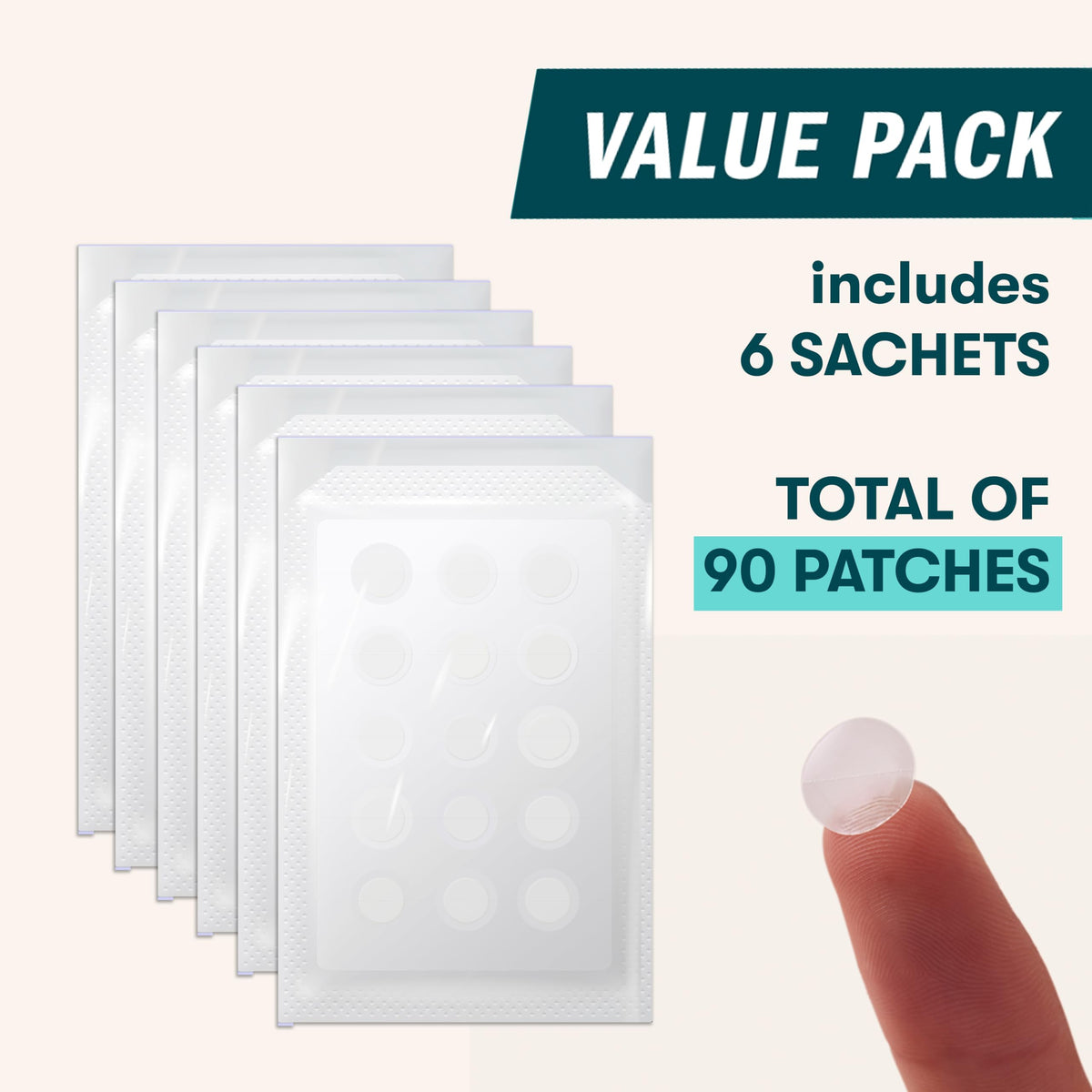 Proactiv patches on bedside showing overnight wear convenience benefit
