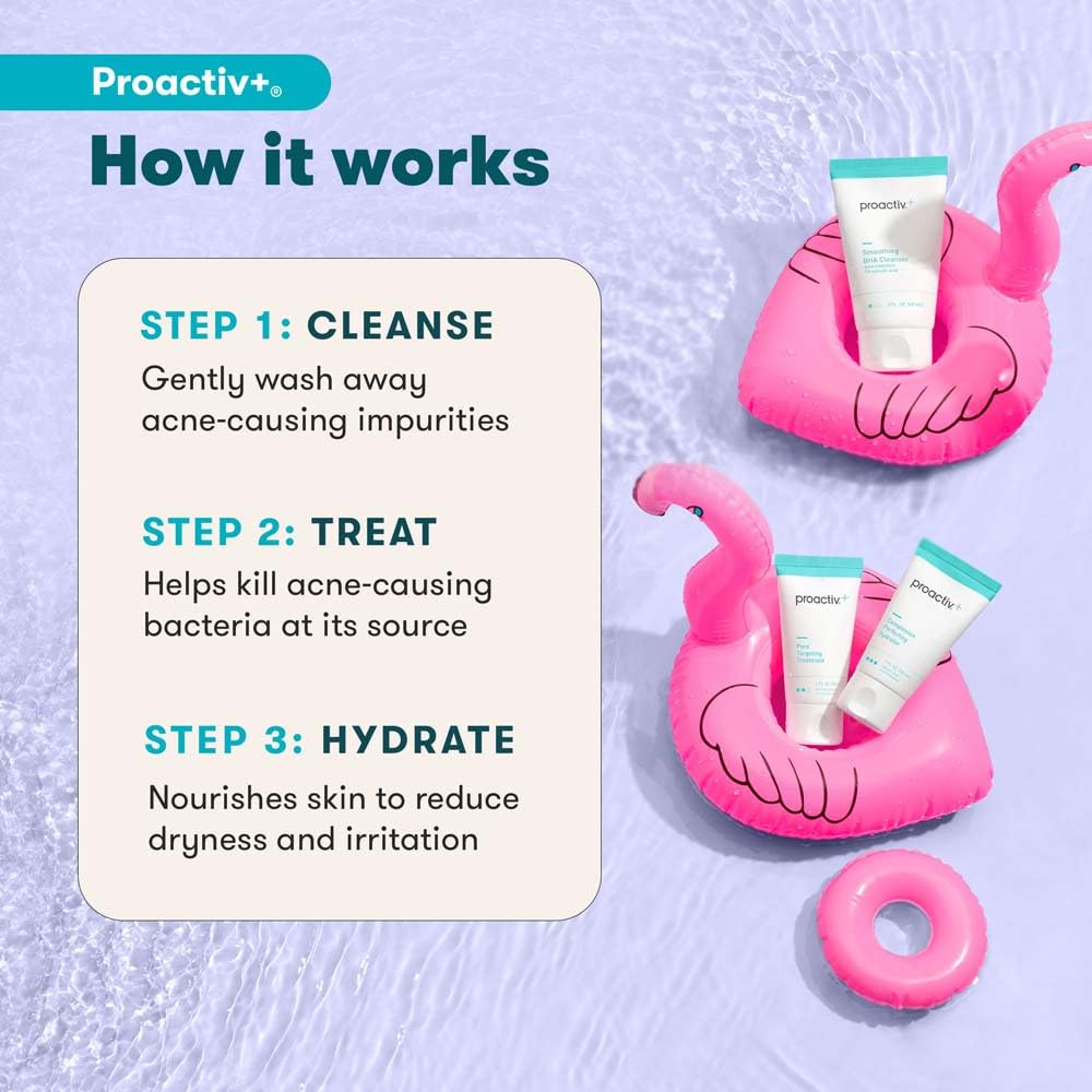 Proactiv benzoyl peroxide treatment dropper applying targeted acne control