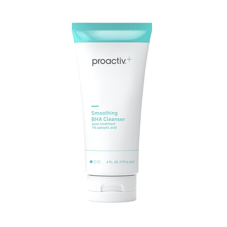 Proactiv front bottle shot showing label and unscented acne cleanser benefits