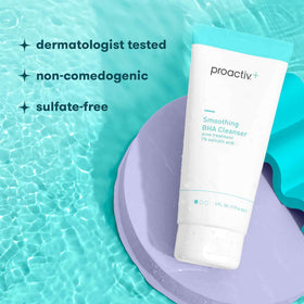 Proactiv 6 oz size comparison on bathroom counter indicating travel-friendly benefit