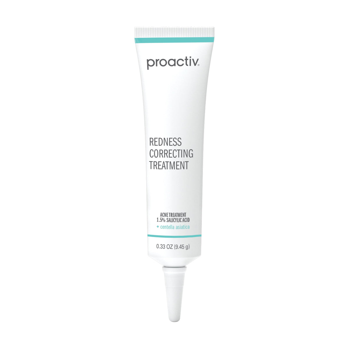 Proactiv front packaging showing bottle and green tint for instant redness correction