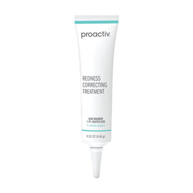 Proactiv front packaging showing bottle and green tint for instant redness correction