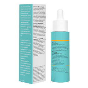 Proactiv serum being applied to cheek showing absorbent, fast action