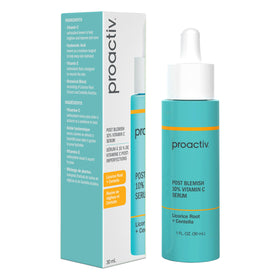 Proactiv bottle front packaging shows product name and benefits