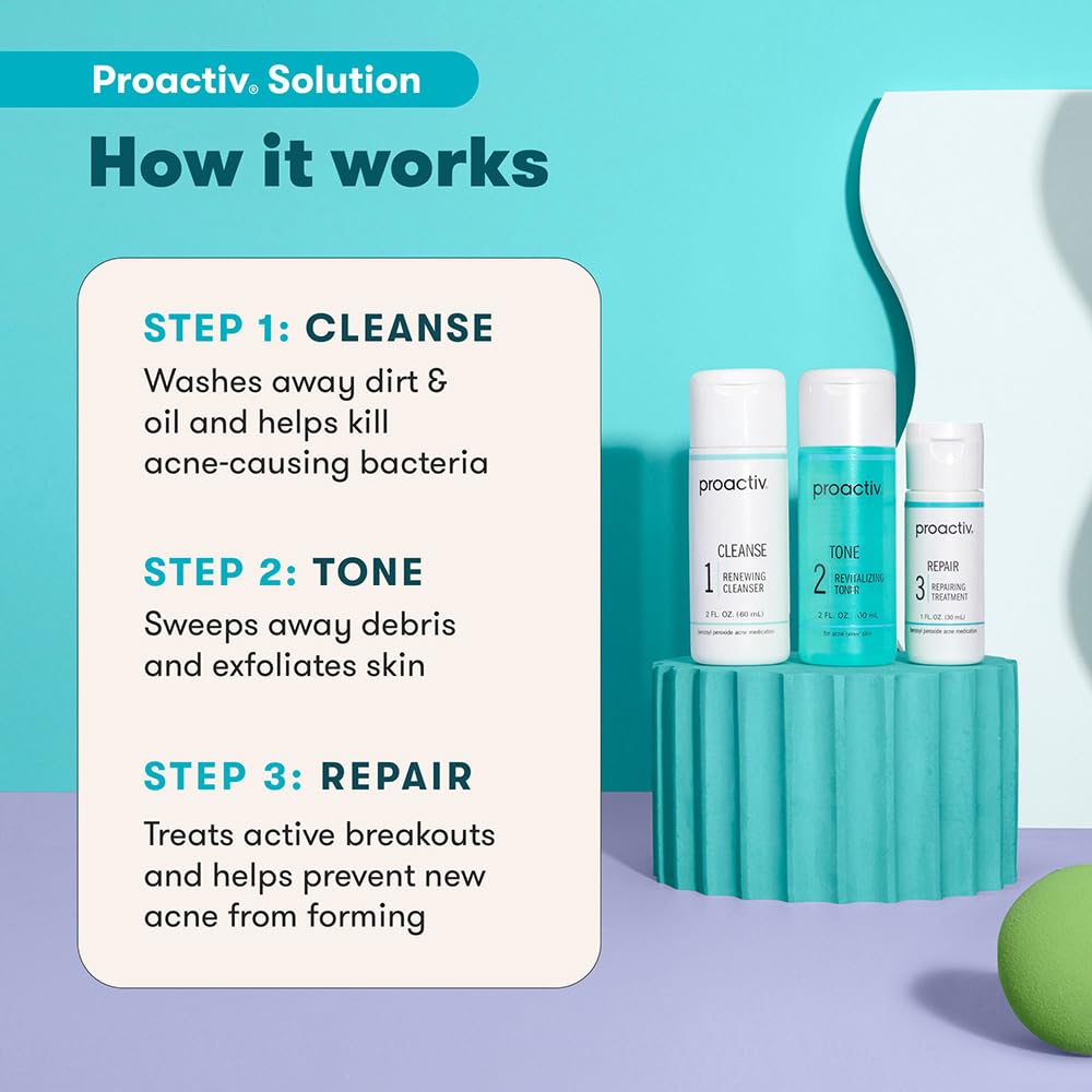 Proactiv Revitalizing Toner texture in hand highlighting exfoliating benefit