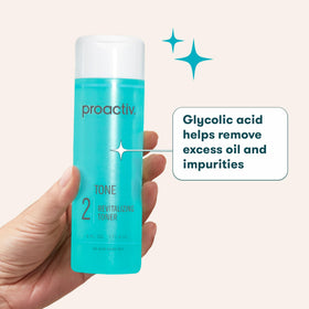 Proactiv texture close-up showing liquid clarity and lightweight feel for hydration