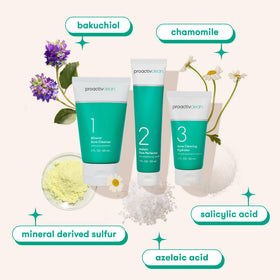 Proactiv pimple patches on skin in lifestyle shot protecting blemish and reducing picking