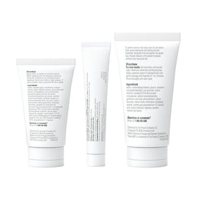 Proactiv MD kit beside a ruler, communicates compact 30-day sizing