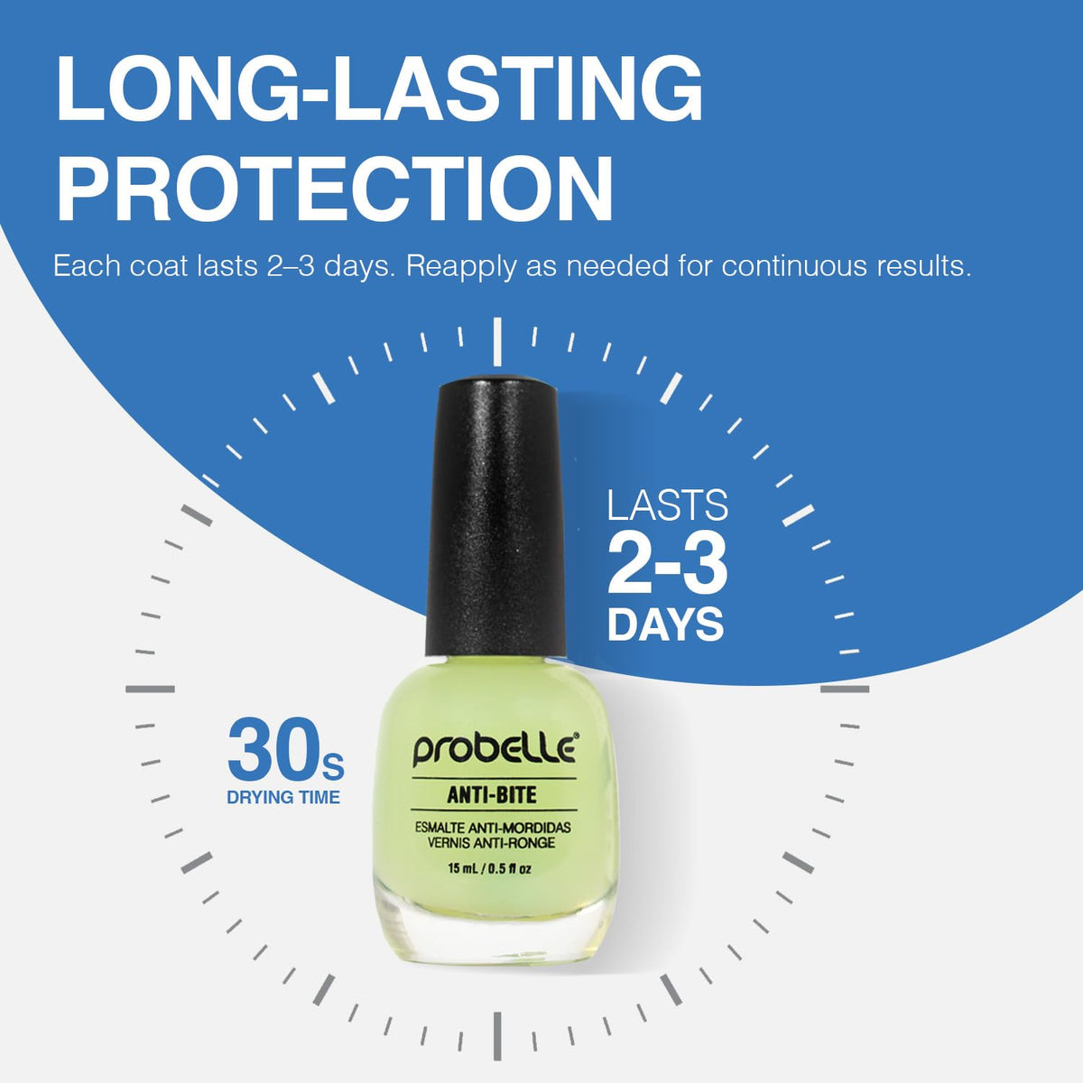 Probelle brush applying clear coat demonstrating easy application