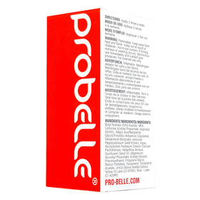 Probelle being removed with polish remover illustrating easy removal