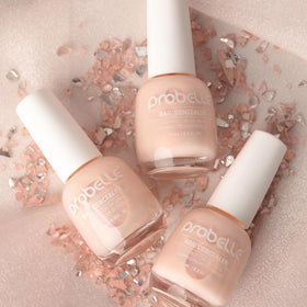Close-up brush stroke of Probelle showing smooth application benefit