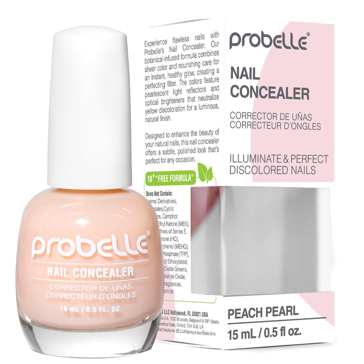Probelle bottle front view showing brightening finish benefit