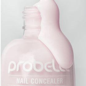 Probelle in hand to show product size and easy portability benefit
