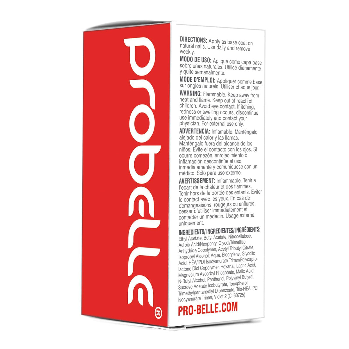 Probelle on vanity with manicure tools showing salon-quality, at-home benefit
