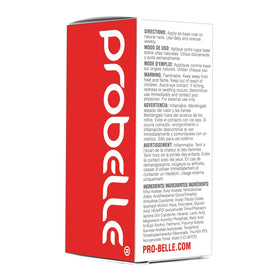 Probelle on vanity with manicure tools showing salon-quality, at-home benefit