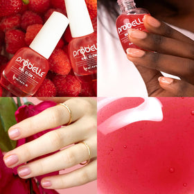 Probelle brush and open bottle illustrating easy application benefit
