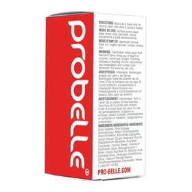 Probelle storage and packaging showing upright bottle safety and product preservation