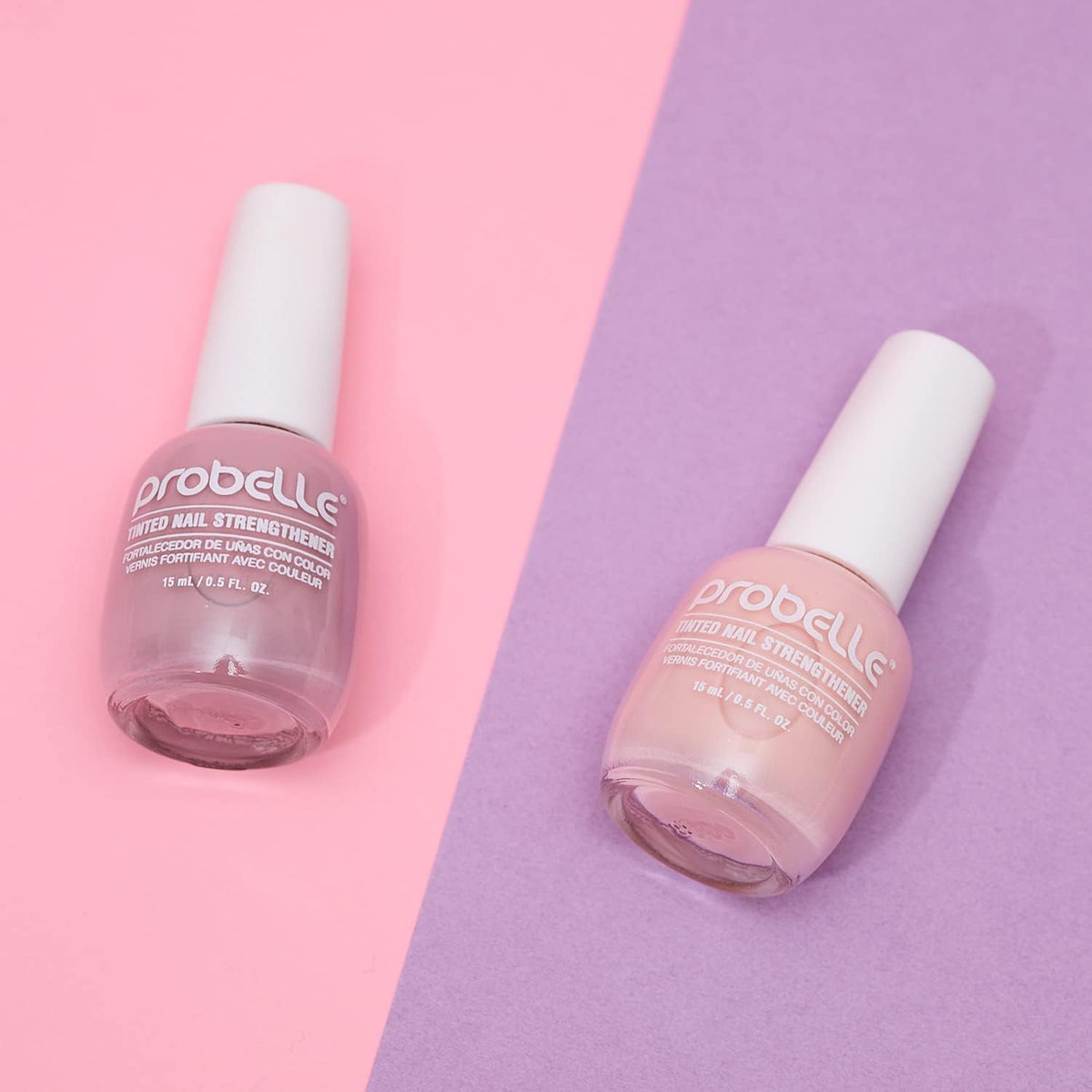 Probelle top coat gloss on finished nails highlighting high-shine protective layer