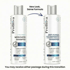 ProBliva back label with active ingredients and directions