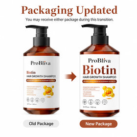 ProBliva biotin shampoo pump dispensing for easy use