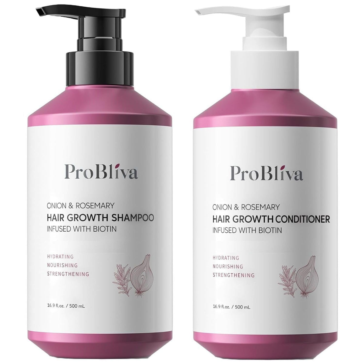 ProBliva front packaging showing set and benefits for fuller-looking hair