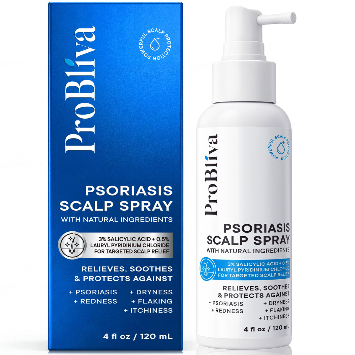 ProBliva front packaging showing product and calm scalp benefit