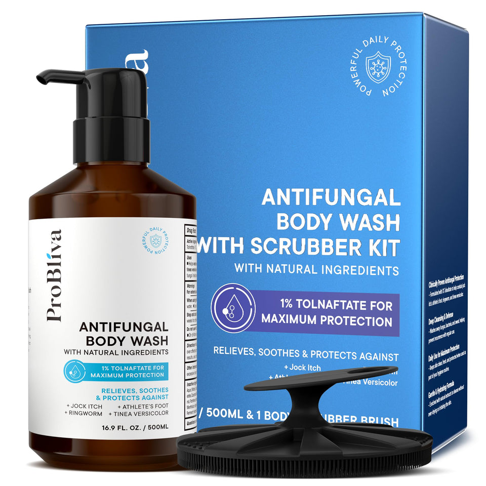 ProBliva front packaging showing bottle and brush for easy identification and convenience