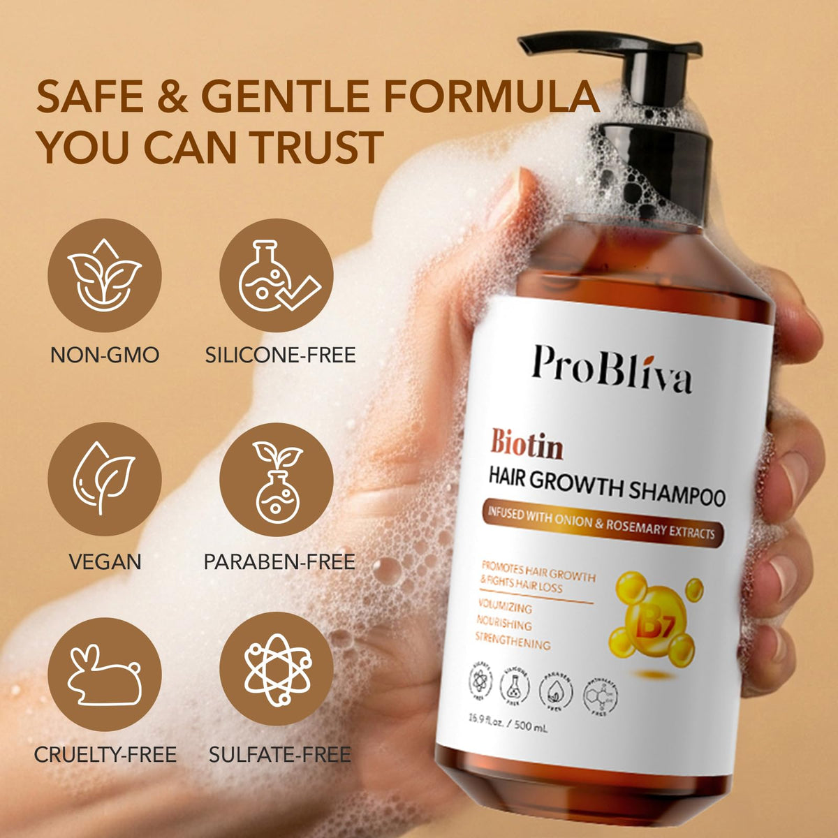 ProBliva set in shower demonstrating daily in-shower use