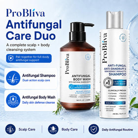 ProBliva bottle on bathroom shelf showing everyday use