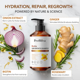 ProBliva onion conditioner open cap revealing creamy formula