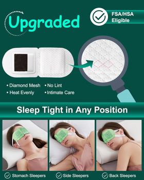 ProCIV close-up fabric texture of soft non-woven mask for gentle eyelid comfort