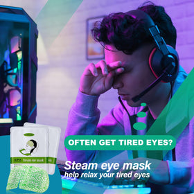 ProCIV mask worn by a user relaxing during travel to demonstrate calming effect