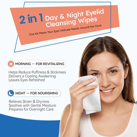 ProCIV morning wipe close-up with cucumber extract visible for refresh