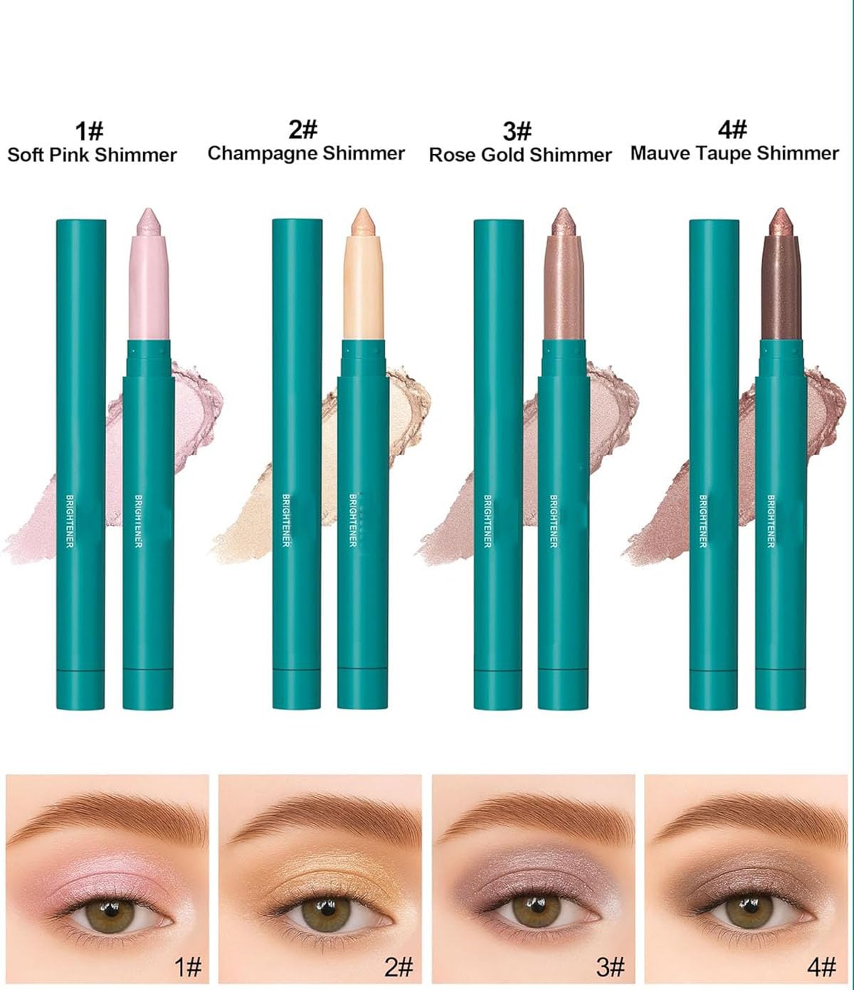 ProCover stick applied on eyelid for visible shimmer and long-wear definition benefit