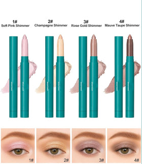 ProCover stick applied on eyelid for visible shimmer and long-wear definition benefit