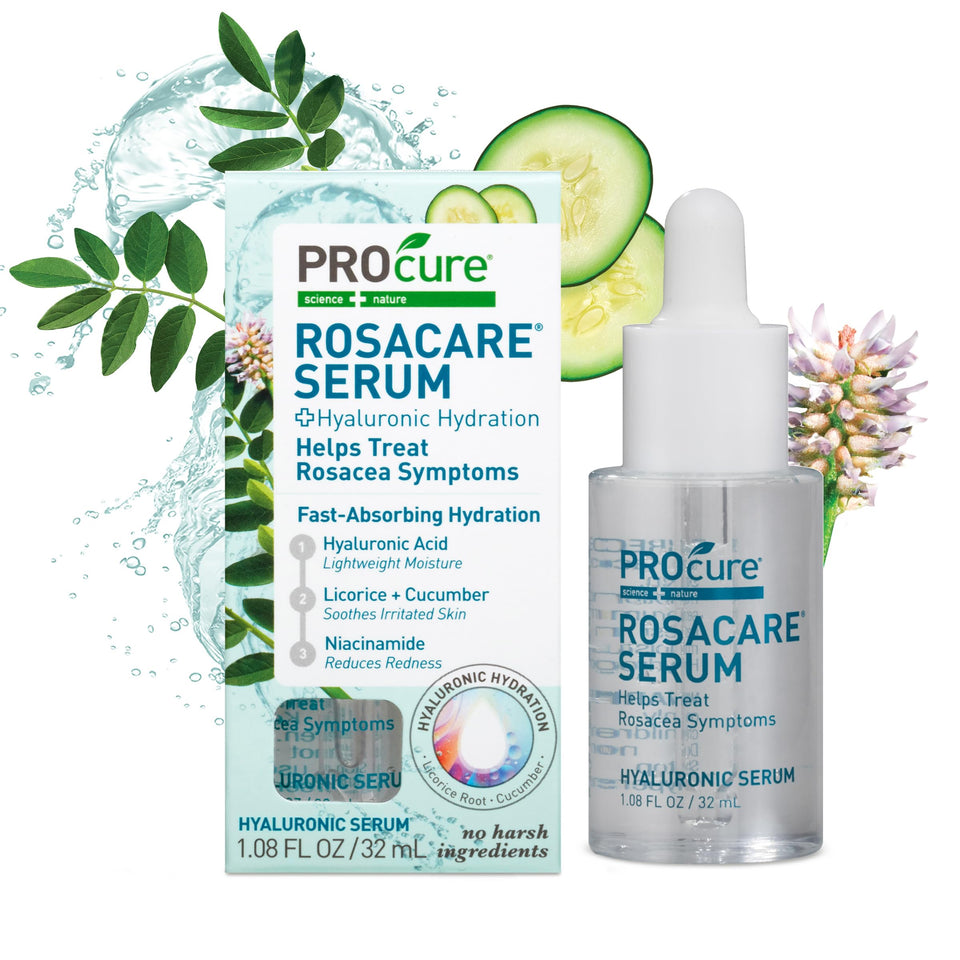 PROcure Rosacare front packaging showing clear branding and calming design for gentle care