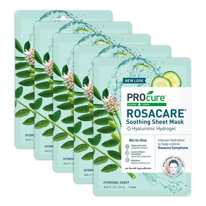 PROcure front packaging showing five masks and clear benefits