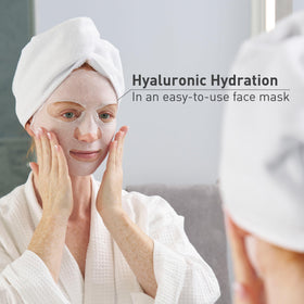 PROcure close-up of mask texture saturated with calming serum