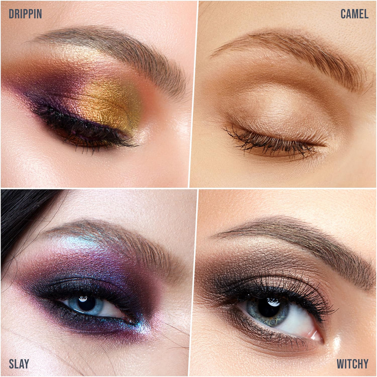 Profusion Cosmetics close-up of pans highlighting texture and pigment clarity benefit