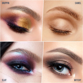 Profusion Cosmetics close-up of pans highlighting texture and pigment clarity benefit