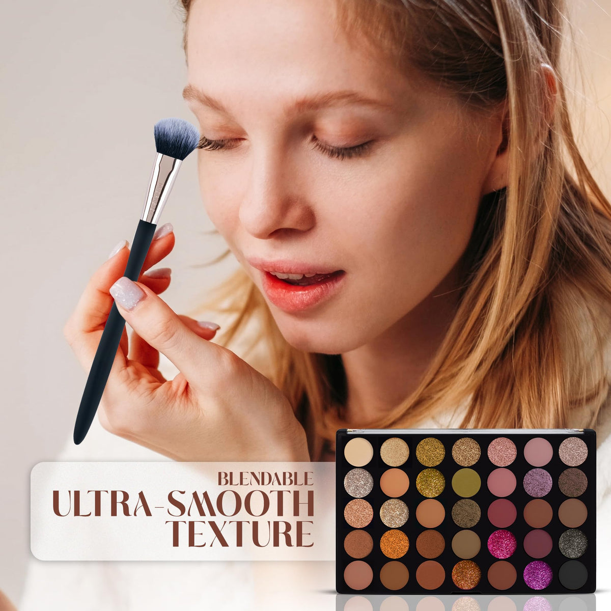 Profusion Cosmetics arm swatches of multiple shades showing color payoff benefit