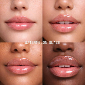 PROH SKIN worn on lips in lifestyle shot showing hydrated, glossy finish