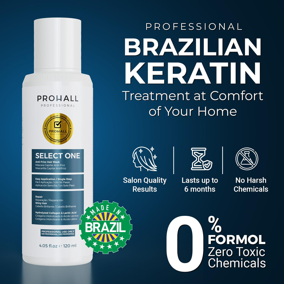 Prohall Cosmetic amount in hand illustrating recommended portion