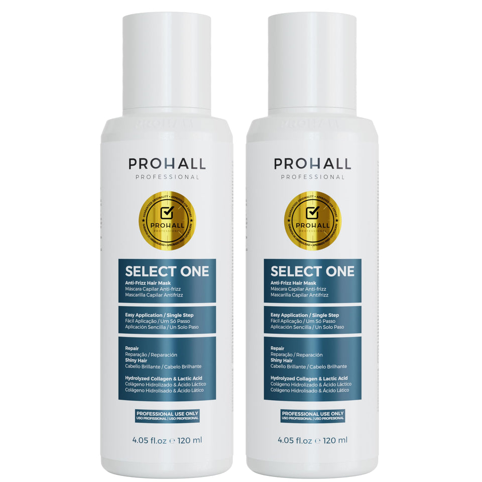 Prohall Select One front packaging showing product benefits and formaldehyde-free claim