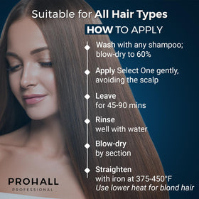 Prohall Cosmetic ingredients label view showing collagen and oils