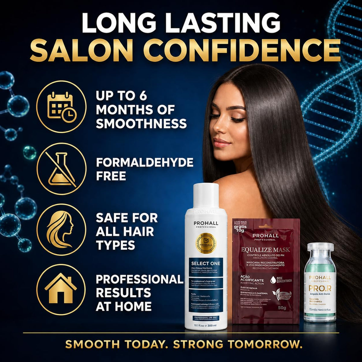 Prohall Select One held in hand for size scale and portable salon convenience