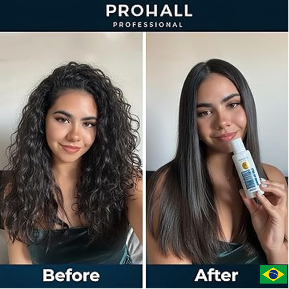 Prohall Cosmetic styled hair lifestyle shot showing salon-like shine